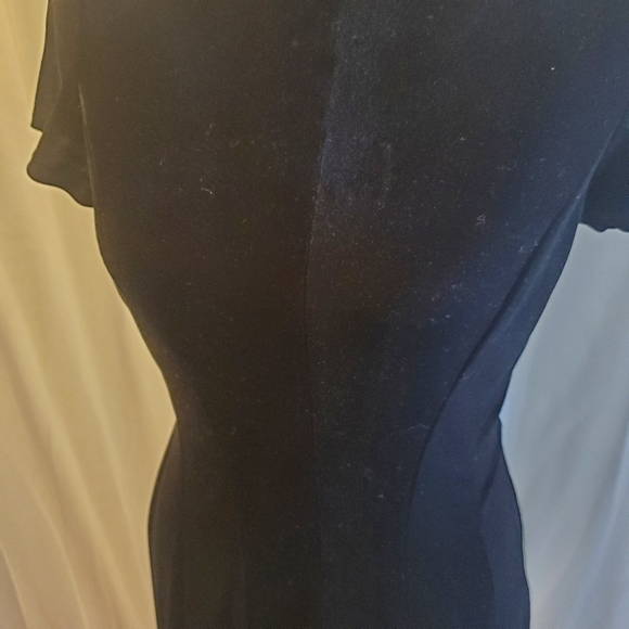 Chaps velvet fit and flare dress - Picture 4 of 4